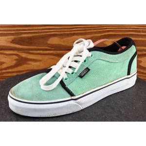 VANS Women Size 7.5‎ M Blue Skateboarding Suede